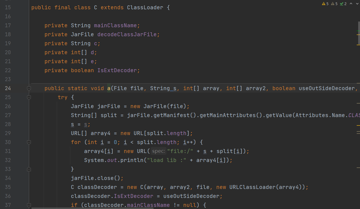 C.a() Alt text